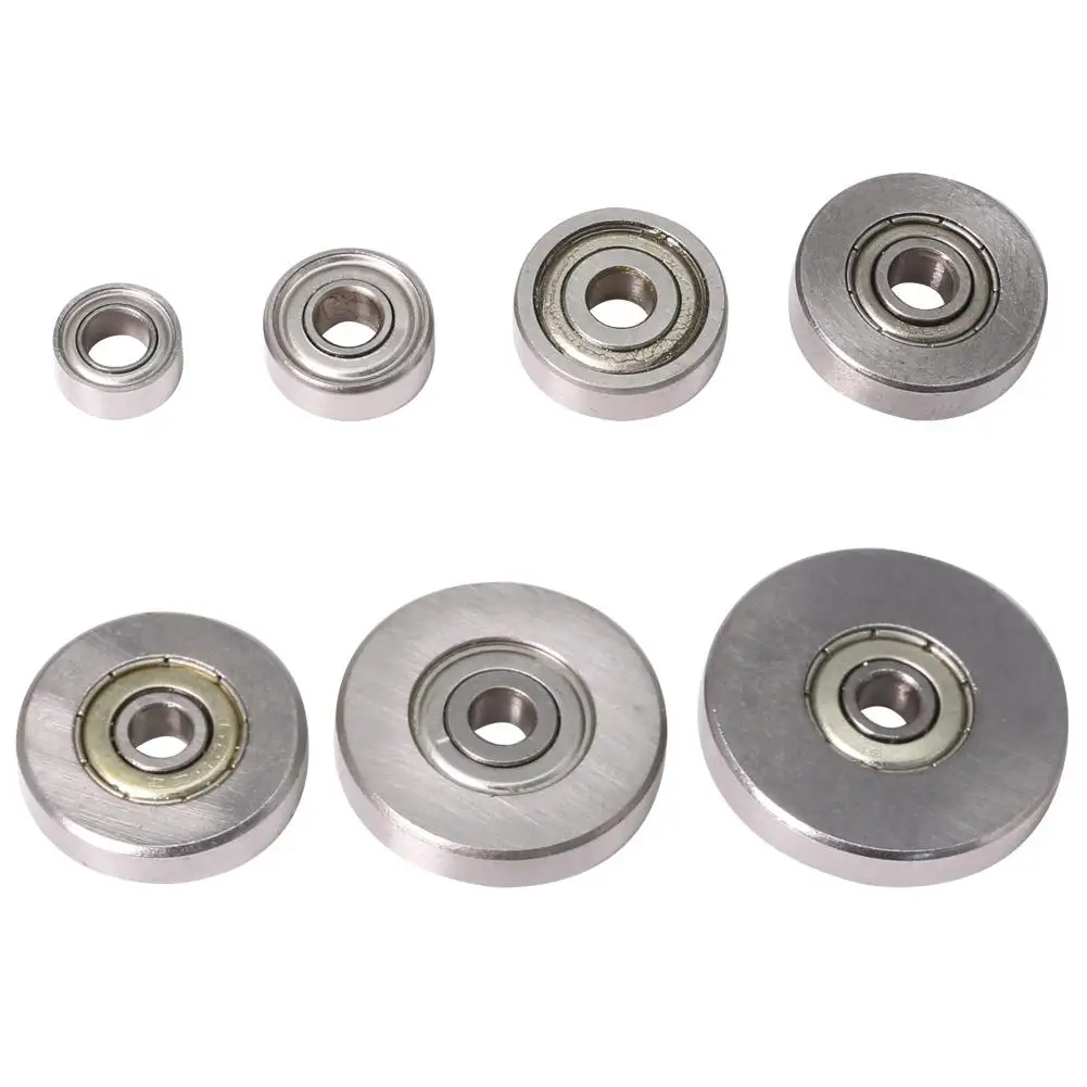 

Ball Bearings Strong Load Capacity Deep Groove Pulley Steel Wheel for Milling Cutter Scooter Shoes Medical Equipment