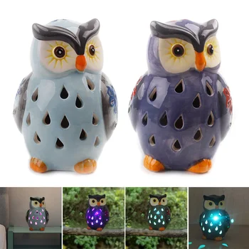 

2019 Hot Sale Animal Owl Solar LED Light Landscape Path Decor Color Changing for Patio Yard Pathway L9 #2