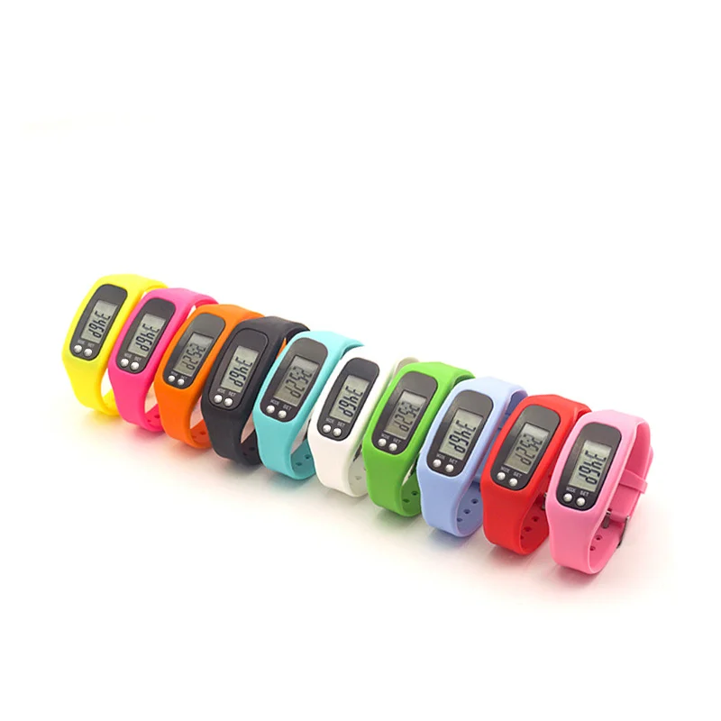 YTC084 Digital LED Pedometer Smart Multi Watch silicone Run Step Walking Distance Calorie Counter Electronic Bracelet | Электроника