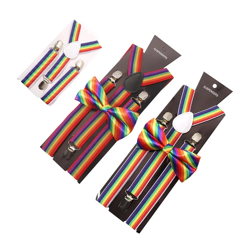Baby Suspenders 3clips Pu Leather Braces Kids Suspensorio Elastic Adjustable Tir