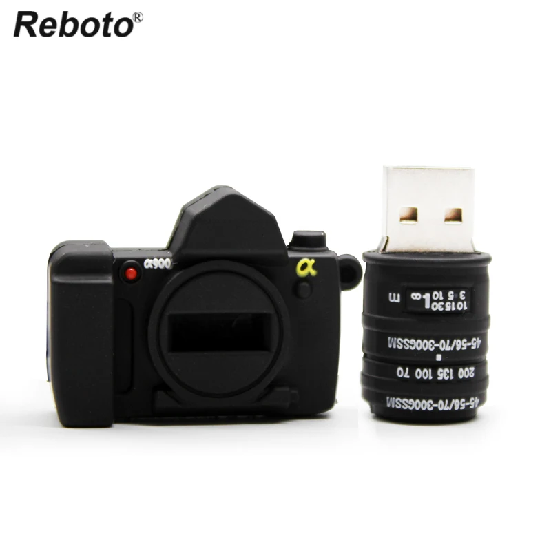 Креативный подарок USB флэш-накопитель Черная Цифровая камера DSLR карта памяти 64 ГБ 32 ГБ 16 ГБ 8 ГБ U диск мини-флешка для ПК