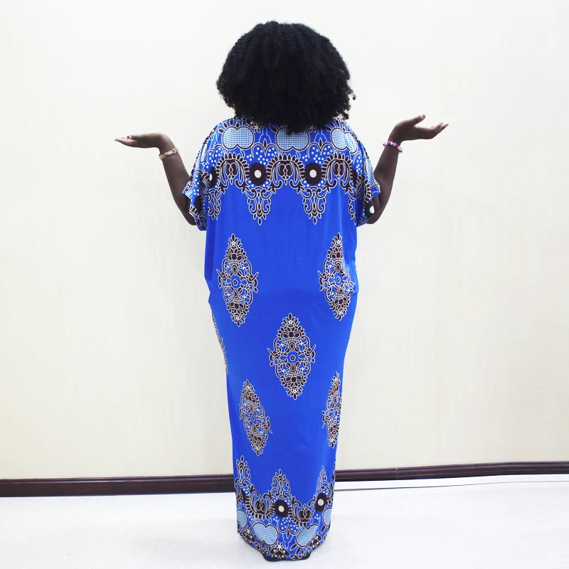 Новое модное мусульманское платье Дашики элегантное Африканское платье для женщин Кафтан абайя Дубай платье для женщин платье