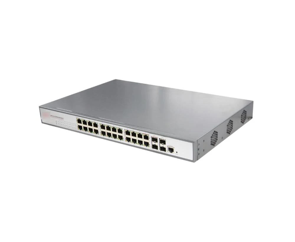 400 Вт управляемый коммутатор POE 24 порта с 4 SFP uplink 10/100/1000 м гигабитный коммутатор PoE ethernet POE33026PFM