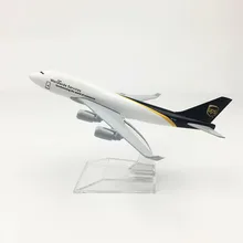 16 см 1:400 747 B747 модель UPS самолеты и перевозки грузов с сплав на