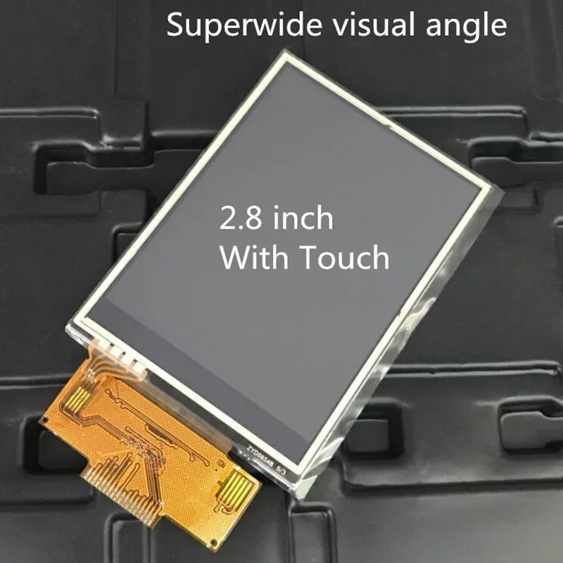 display module lcd display module touchscreen display 2.4/2.8/3.2 inch SPI TFT LCD color screen ILI9341 driver IC 4 IO 240X320 display touch panel 18PIN Welding 0.8mm Superwide