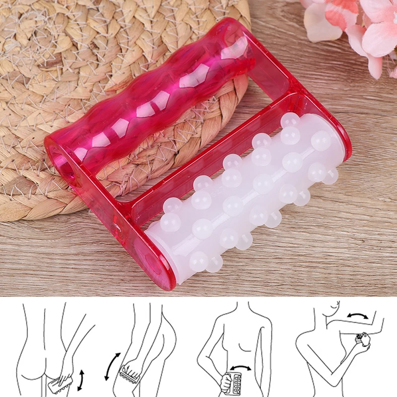 New Handheld Full Body Anti Cellulite Massage Cell Roller Massager Mini Wheel Ball Neck Foot Hand Leg Pain Relief Tool Massager