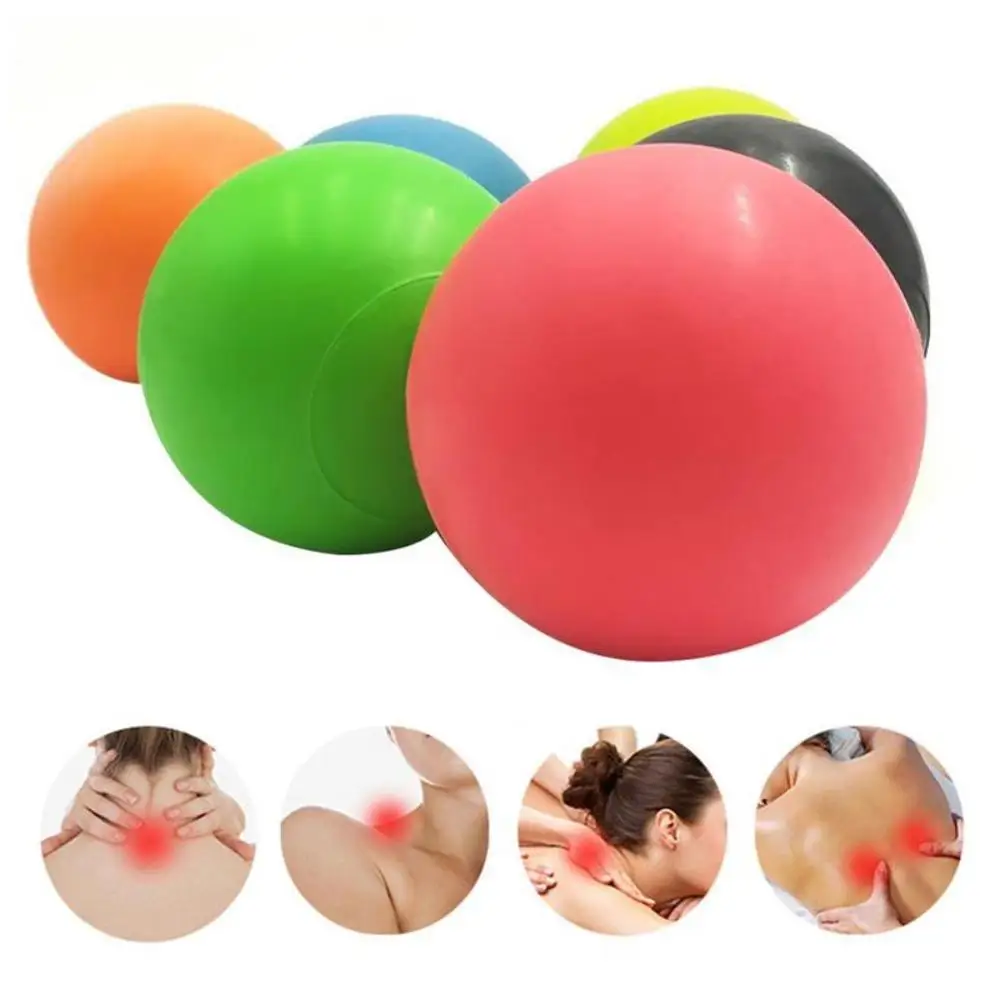 TPE Massage Ball Fitness Relieve Gym Trigger Point Massage Ball Training Fascia Hockey Ball Acupoint Healing Ball Fitness Ball