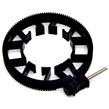 

0.8 Modulus Durable Clamp Professional Gear Ring Follow 55-65mm Zooming Lens ABS Camera Accessory Adjustable Size For DSLR