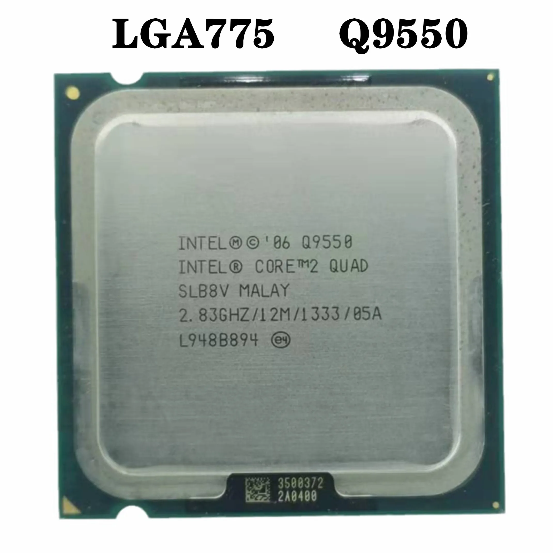 Настольный ЦПУ Core 2 Quad Q9550 8 ГГц четырехъядерный Процессор 12M 95 Вт 1333 LGA 775 |