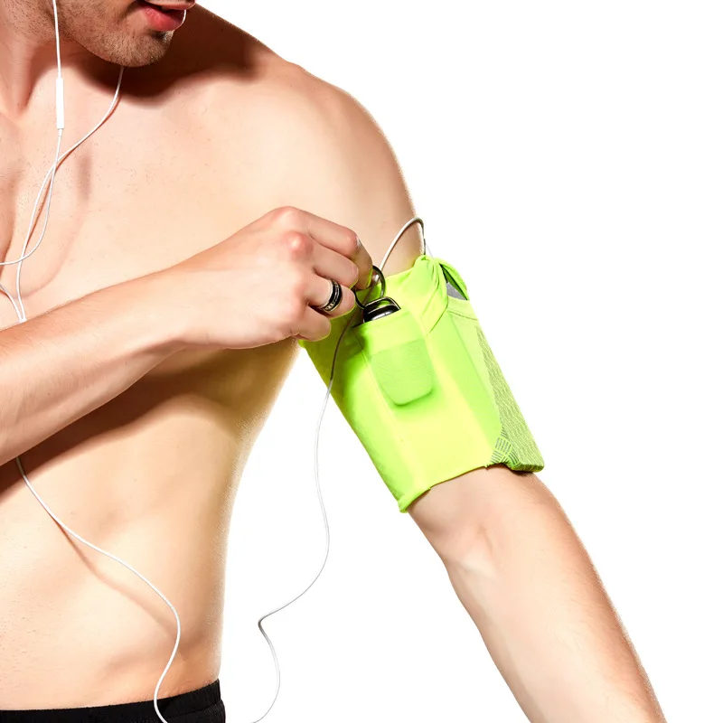 Vilead Waterproof Polyester Breathable Running Bag Outdoor Men Women Flexible Arm Bag Sports Fitness Bag for Cellphone Cards