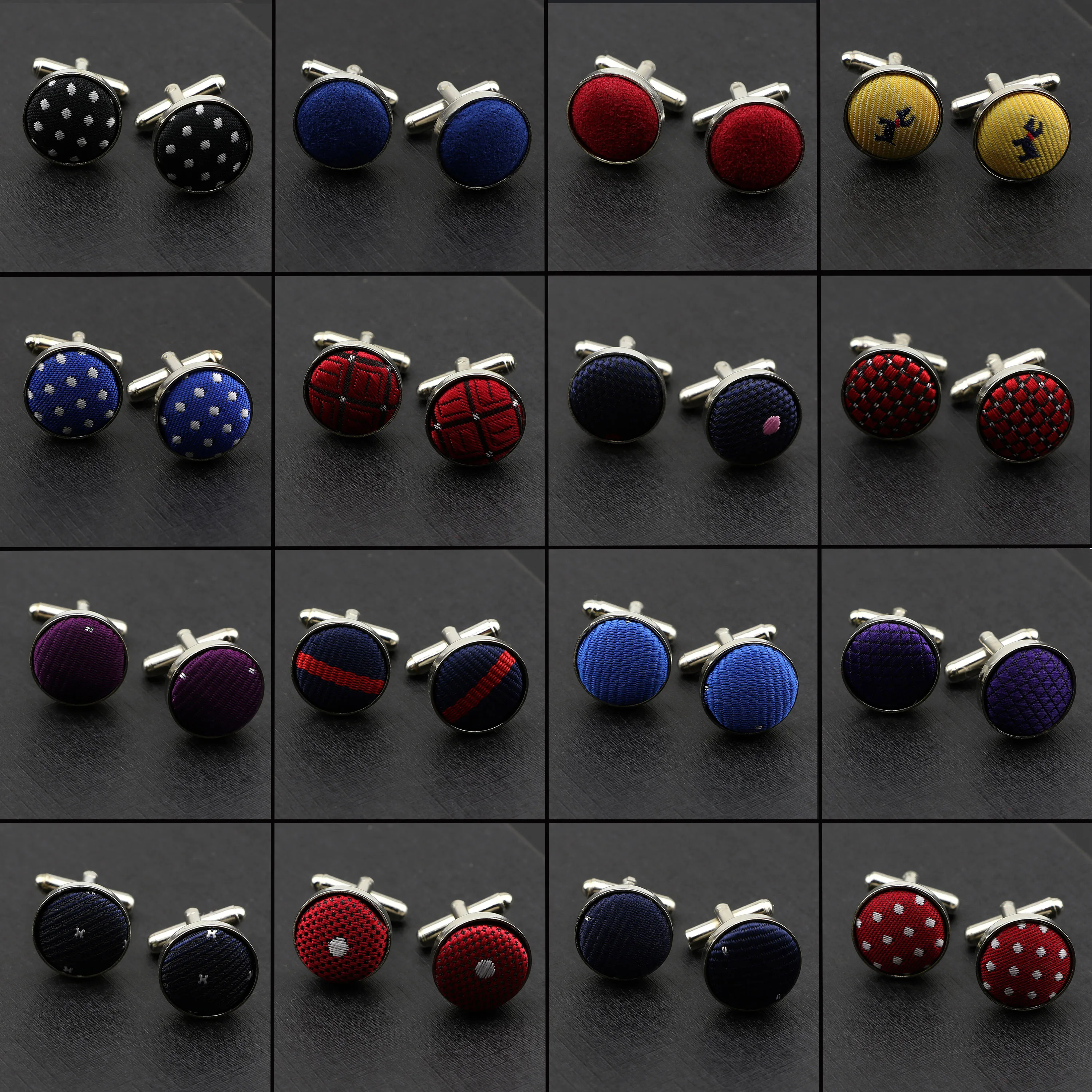 Мужская мода рубашка Запонки круглые плетеные ювелирные изделия для свадебной