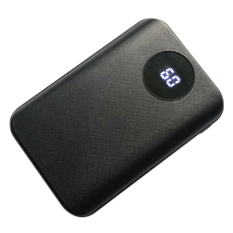 Черный Portable 2 USB Ports PowerBank DIY Case 3x 18650 Battery Charger Mobile Phone Charger Power Bank Box Shell Kit - Цвет: Черный