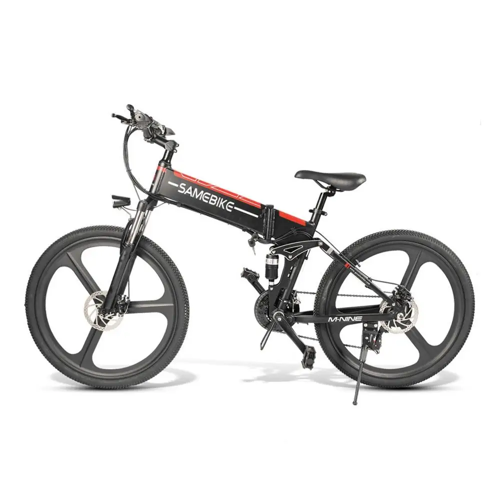 [Europe NOTTAX] 26 дюймов Samebike шин LO26 Умный складной электрический велосипед 350 Вт Мотор ebike 10Ah батарея Макс 35 км/ч Электрический велосипед