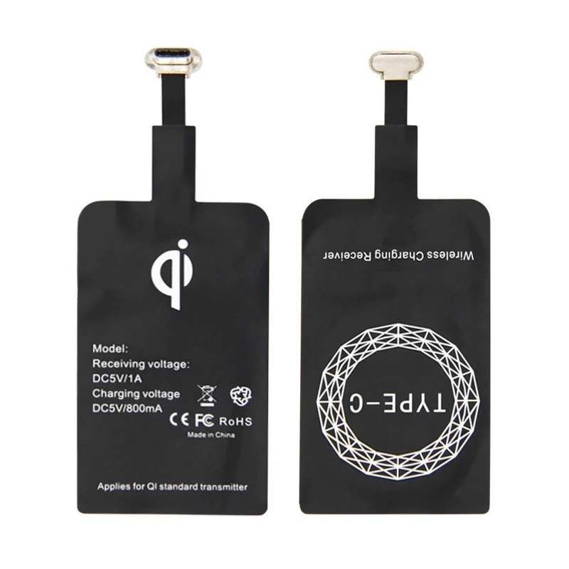 Qi беспроводной приемник зарядного устройства Usb зарядный type-c универсальный все