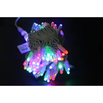 

Garland Strand Street for decoration 10 m, 220 in the cord white color, 100 led, 80 color and 20 flashing