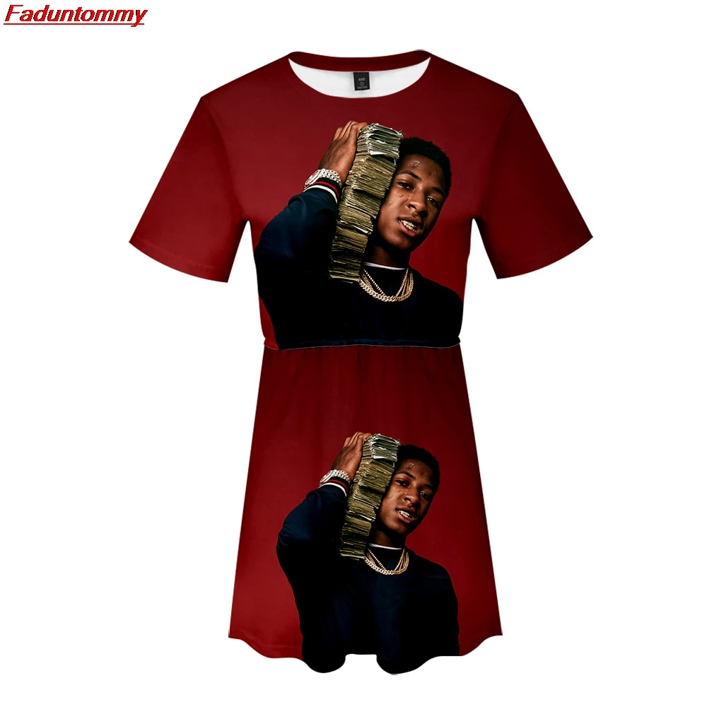 YoungBoy/летнее платье в стиле 3D с рисунком «никогда не разбивается снова» г., тренд с короткими рукавами, великолепная уличная одежда для отдыха летний Повседневный стиль