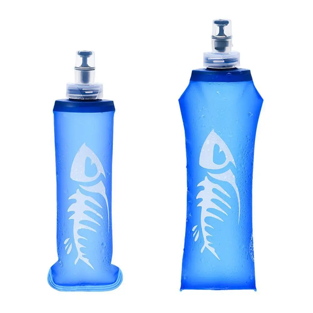 Sports TPU Collapsible Folding Soft Flask Water Bag Cup Pack Hydration 500ML / Bottle Kettle Bottles 250 Bladde L5V2 | Спорт и