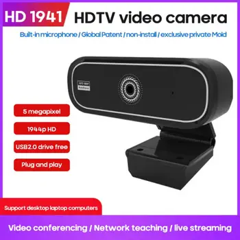 

5M 1944P Webcam HD WithMicrophone Auto Focus Web Cam For Computer Notebook Live Conference Web Camera With Night Vision LED