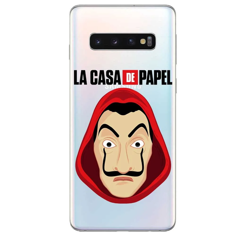 La casa de papel Tokio испанский ТВ мягкий ТПУ чехол для телефона samsung Galaxy M20 M10E S6 S7 S8 S9 S10 Edge Plus Note8 Note9