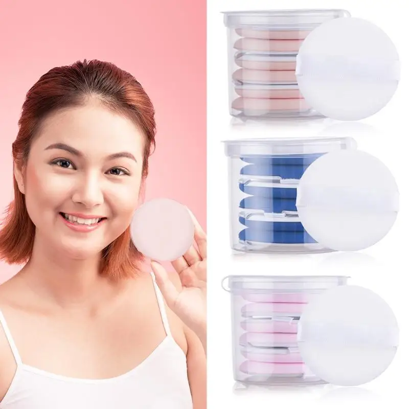 6 шт. супер мягкая губка Гладкий контур основания пудра слоеный макияж аппликатор сухой и влажный сделать макияж более естественным