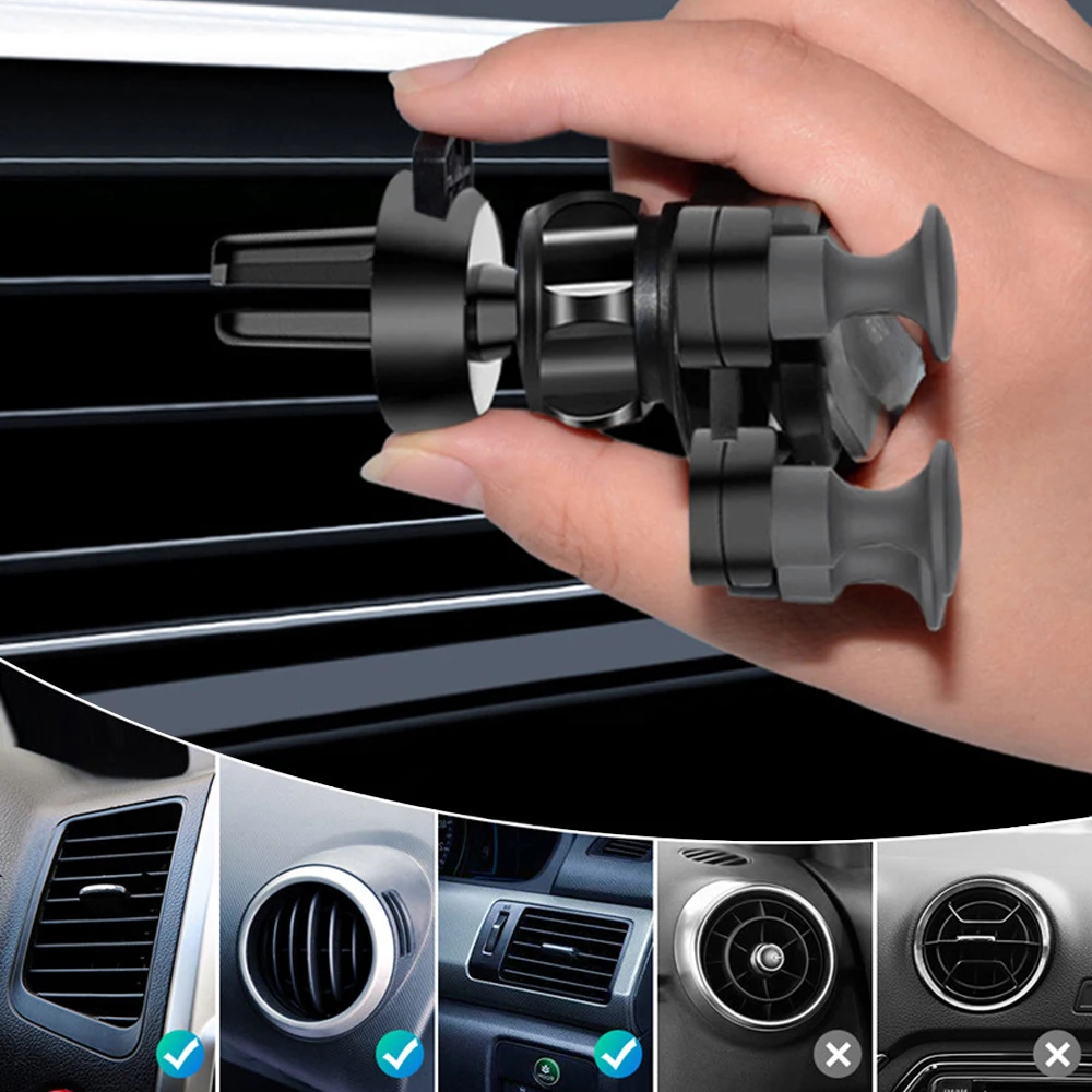 Гравитационный Автомобильный держатель для телефона в автомобиле с креплением на вентиляционное отверстие без магнитного кронштейна для мобильного телефона gps Подставка для HUAWEI Xiaomi samsung