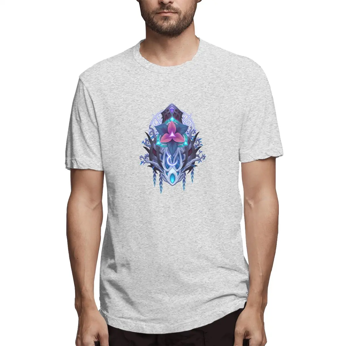 2019 Men's Short Sleeve T-shirt 3D Print t shirt World Of Warcraft Battle Cotton Funny T-shirt homme Top Tees