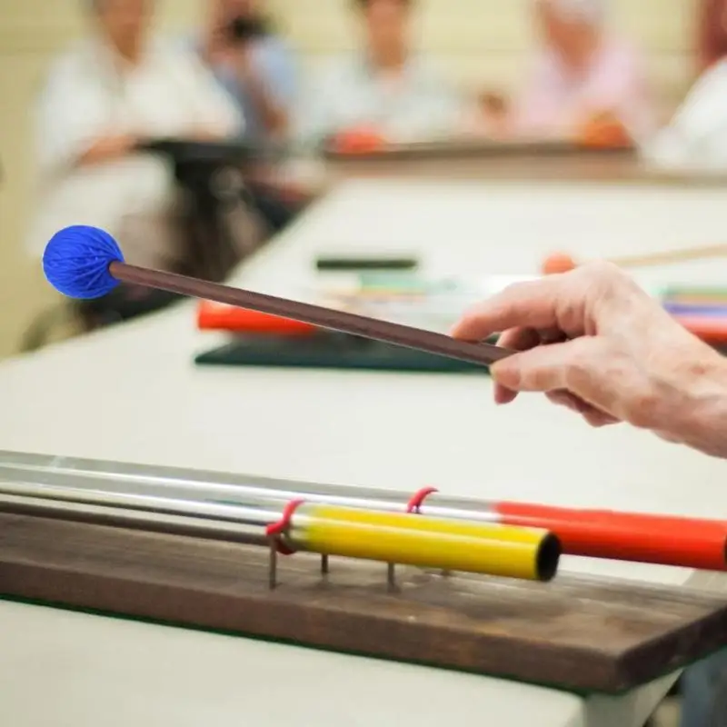 Прочный Marimba Mallets Классический Тонкий 1 пара Marimba Mallets ручки из бука ксилофон ударный инструмент Аксессуары