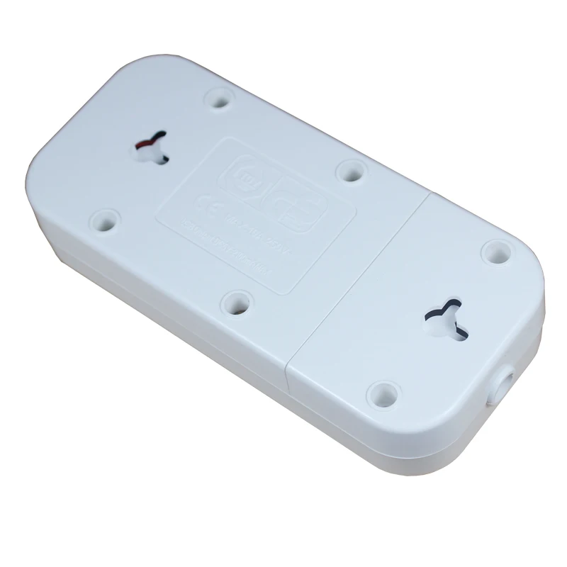 Мощность полосы 2 EU Plug 1200 Вт 250V 5V 2A стены множественный разъем Порты и разъёмы в