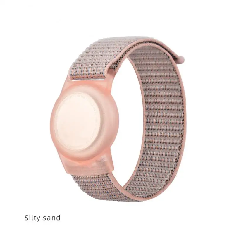 Case For Apple AirTags TPU Nylon Strap Air Tag Anti-Scratch Bracelet Protective Cover Shell For AirTag Children Watch Strap 2021 