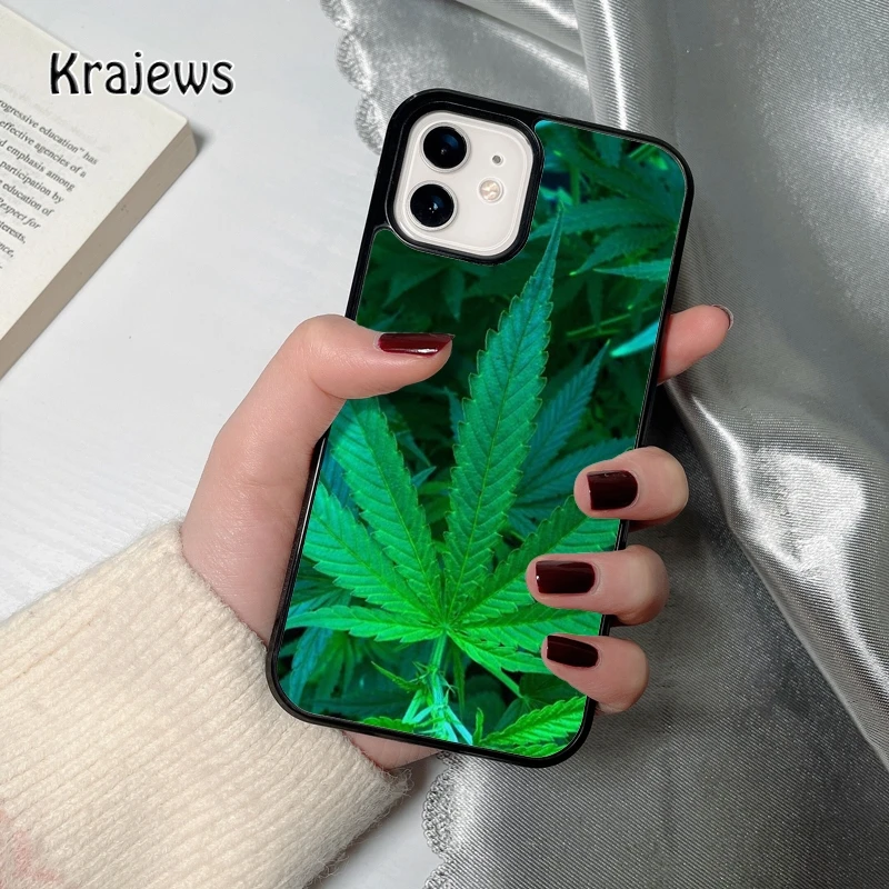 Роскошный чехол krajew для телефона с изображением листьев сорняка кастрюли расты