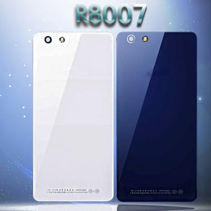 Задняя стеклянная крышка корпуса для OPPO R 8007 R8027 R829 батарея задняя запасные части