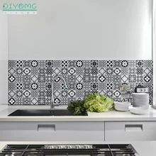 

kitchen Wallpaper Oil-proof High-temperature Self Adhesive Wall Stickers Anti-fouling Waterproof Bathroom Stickers Contact Paper