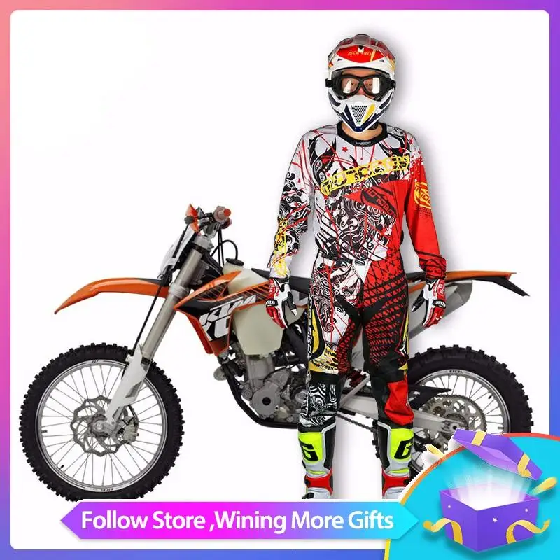 Motoboy Brand Off Road Motocross Pant Racing Polyester Sports Jersey T-shirt Long Sleeve Cycling Womens Motorcycle Gear | Автомобили и
