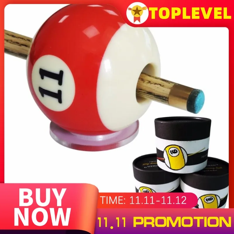 Billiard Ball Pool Game Billiard Practice Ball Snooker Training Ball Black Eight-Bar Practice Trainer Billiard Gift Portable Creative Gifts