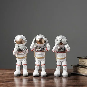 

Astronaut Figurine Model Home Decor Desktop Decor Birthday Gift Souvenir