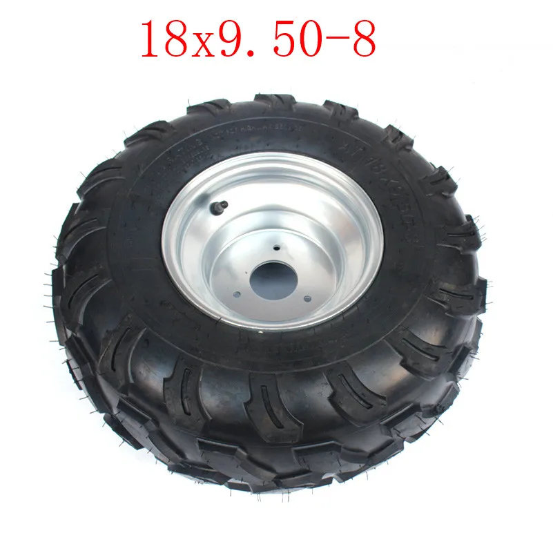 18X9. 50-8 шины с ободом подходят для ATV багги Quad газонокосилка садовый трактор 150cc 200cc 250cc 300cc переднее заднее колесо