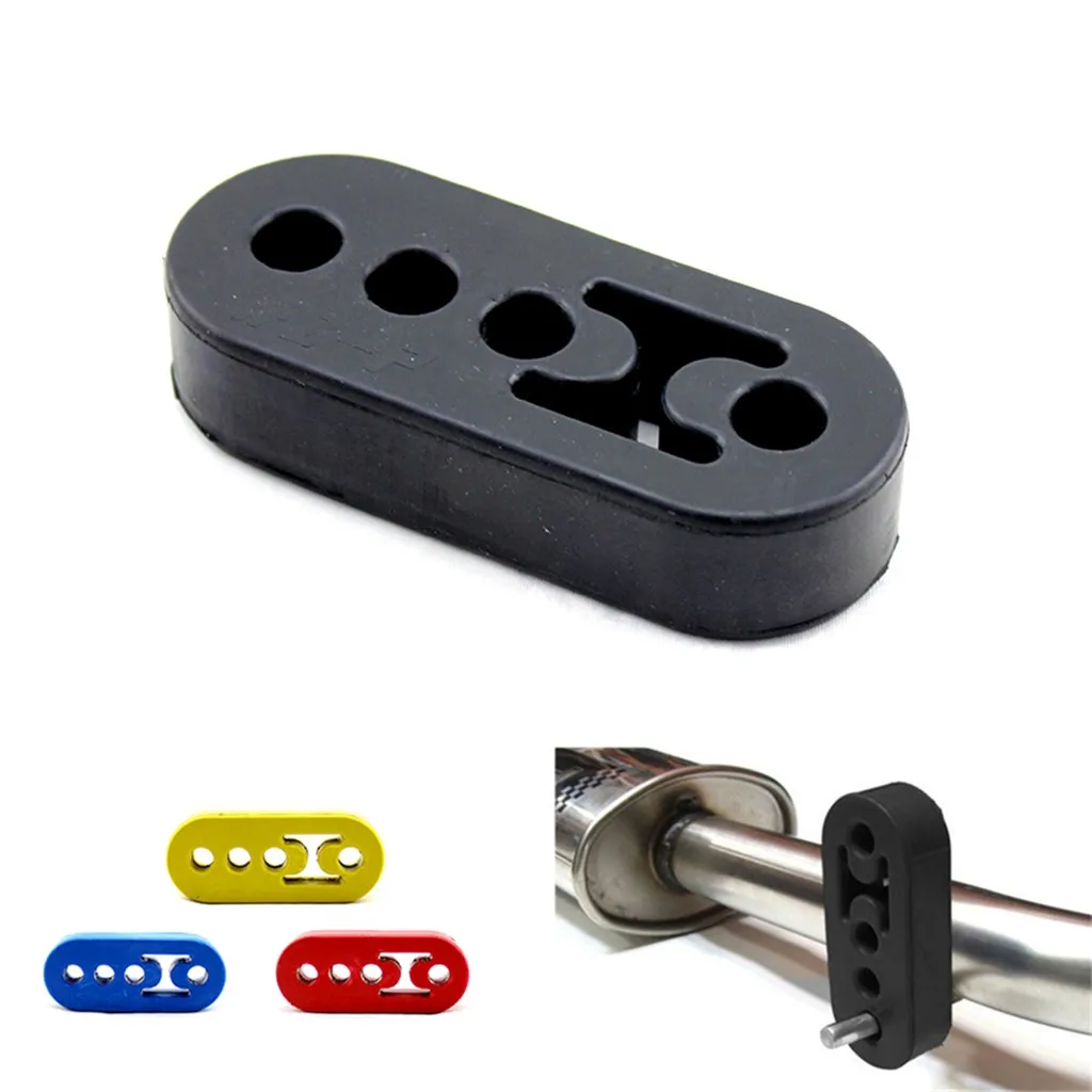 

Auto Exhaust Pipe 2-hole Glue Hanger Muffler Modified Two-hole Glue Hanger Exhaust Tail Pipe Mount Brackets Car Accessories