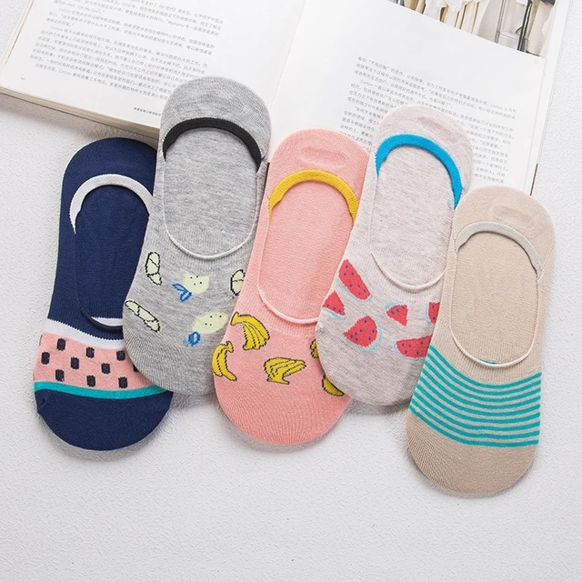 27 Style 10 Piece=5 Pairs/Lot Cute Harajuku Animal Women Socks Set Funny Spring Cat Dog Rabbit Panda Low Cut Short Sock Happy 27