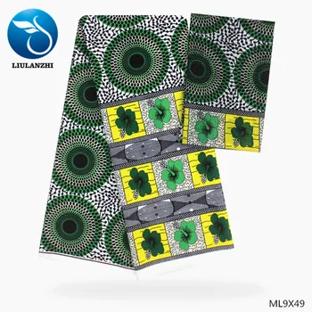 

LIULANZHI African Prints Chiffon Fabrics Wedding dress Fabric 2019 Nigerian Chiffon Fabric Ankara ML9X49-52