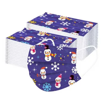 

100PC Adult Women Mask Disposable Face Mask 3Ply Ear Loop Mouth Cover Outdoor Mouth Caps Breathable Face Shield mondmaskers