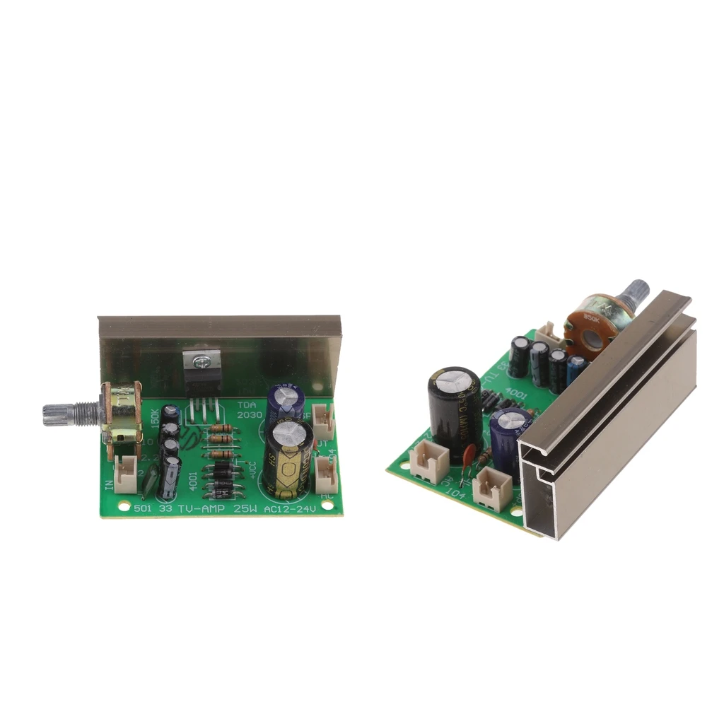 MagiDeal 2Pcs Tda2030 Mono 20w Ac/Dc 12v For Audio Amplifier Board