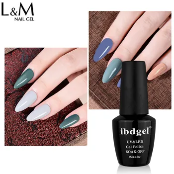 

3pcs/lot ibdgel 12color new series art UV soak off black bottle High technology.High quality beauty long-lasting Nail gel polish