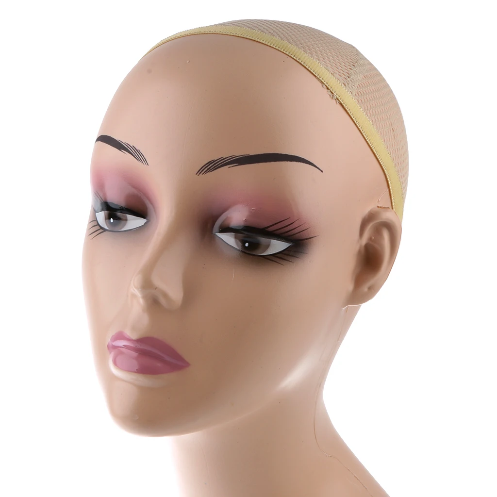 Female Mannequin Manikin Head Model Wig Glasses Hat Display Stand with Shoulder Bust Net Cap