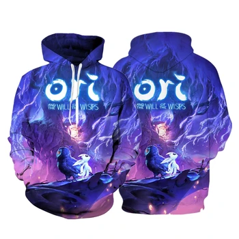 

3d Digital Printing Ori and the Will of the Wisps Hoodie Sweatshirt Cosplay Costume Women Men Couple Hood Top Clothing New