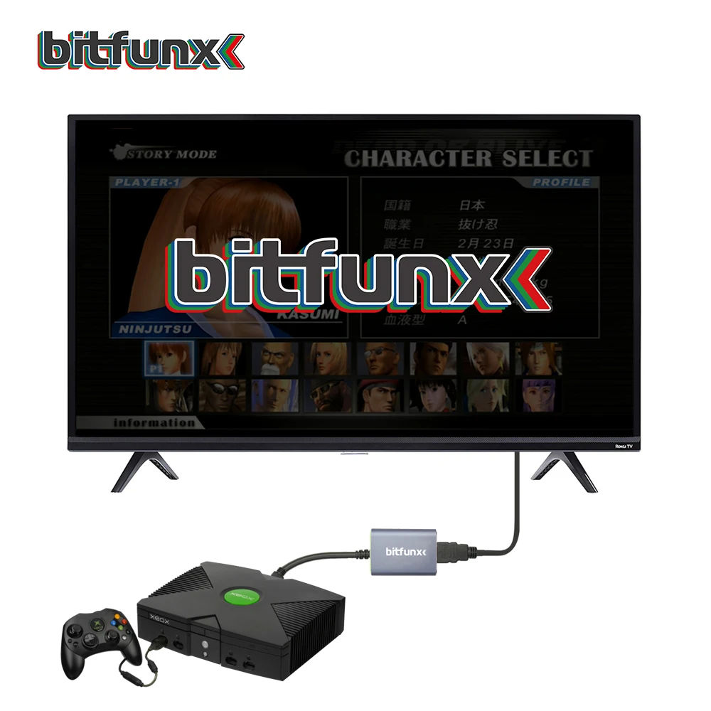 Bitfunx HDMI , ũμƮ XBOX Ʈ   ֿܼ, ȭ  480p 720p 1080i