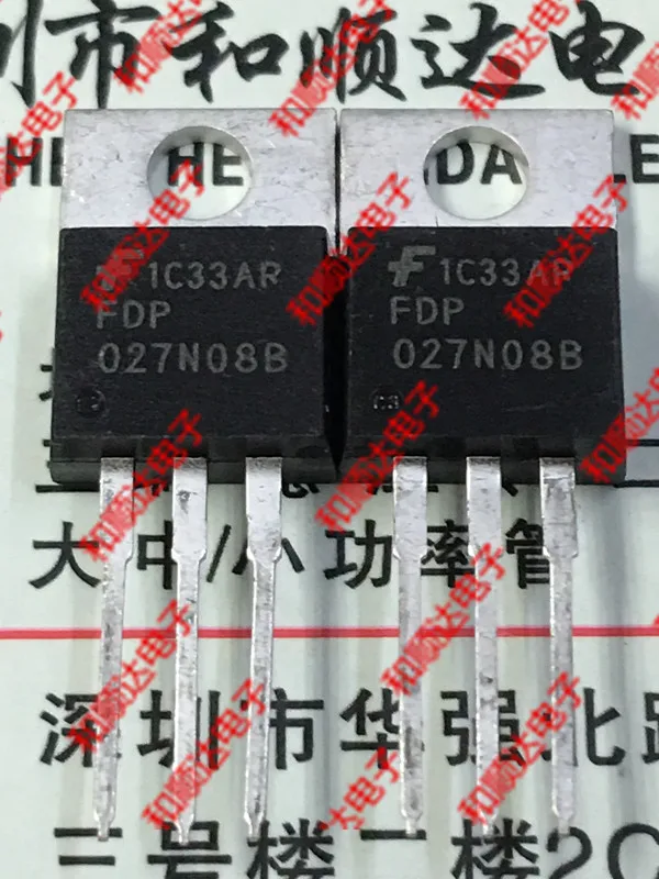 2 шт./FDP027N08B-220 80V 223A