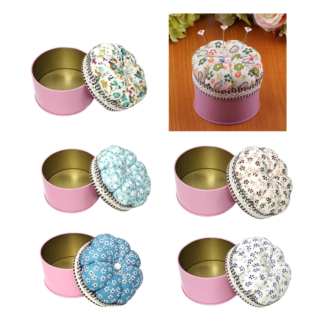 Floral Pattern Cloth Pincushion Pin Cushion Pillow Needle Insertion DIY Craft