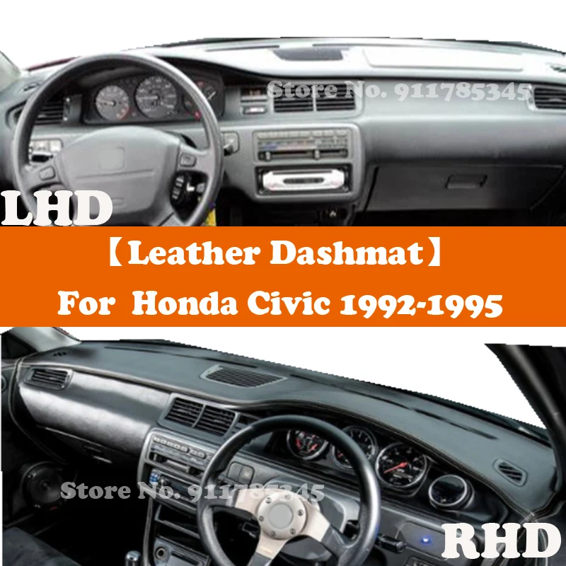 Suède Dashmat Accessoires Auto-Styling Dashboard Covers Voor Honda Civic Ex  Eg Dx Hb EH2 EG6 SIR-S Vti 1992 1993 1995 AliExpress