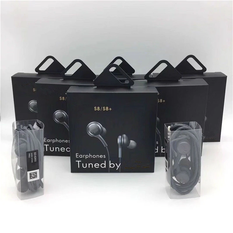 

20 Pcs/lot S8 earphone EO-IG955 3.5mm In-Ear Stereo Earphone with Microphone and packaging For Samsung Galaxy S9 S8/S8plus