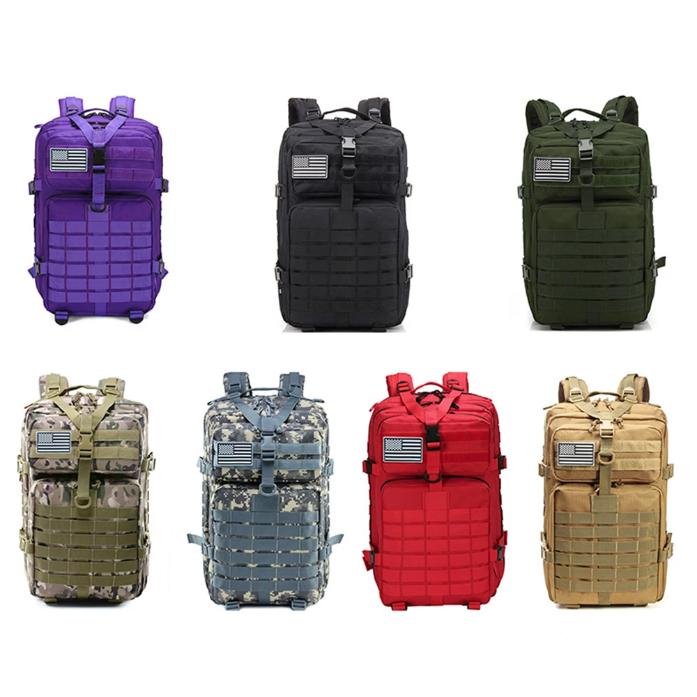 Большой армейский тактический рюкзак для мужчин водонепроницаемая уличная